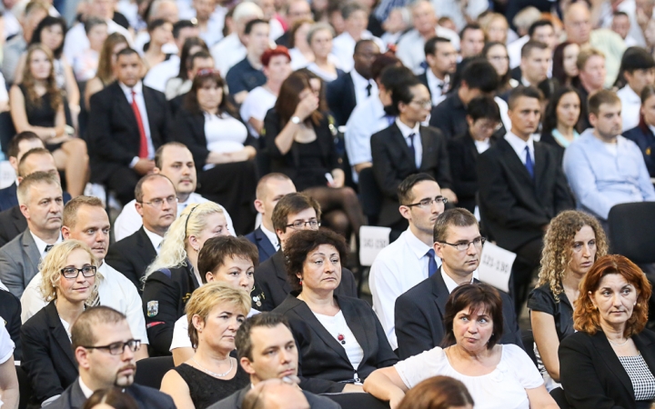 Diplomaosztó az Egyetemen 2016 - fotó: Ónodi Zoltán