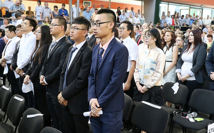 Diplomaosztó az Egyetemen 2016 - fotó: Ónodi Zoltán
