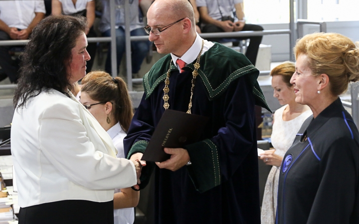 Diplomaosztó az Egyetemen 2016 - fotó: Ónodi Zoltán