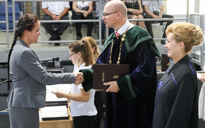 Diplomaosztó az Egyetemen 2016 - fotó: Ónodi Zoltán