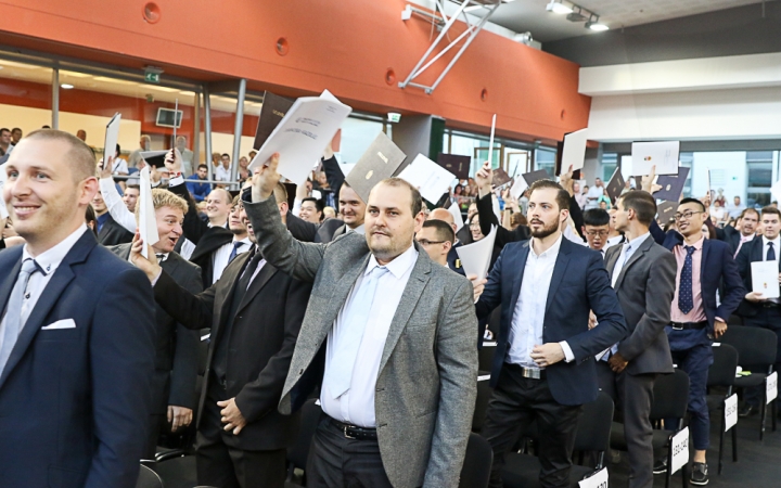 Diplomaosztó az Egyetemen 2016 - fotó: Ónodi Zoltán