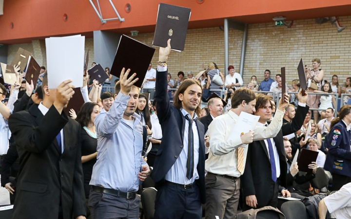 Diplomaosztó az Egyetemen 2016 - fotó: Ónodi Zoltán