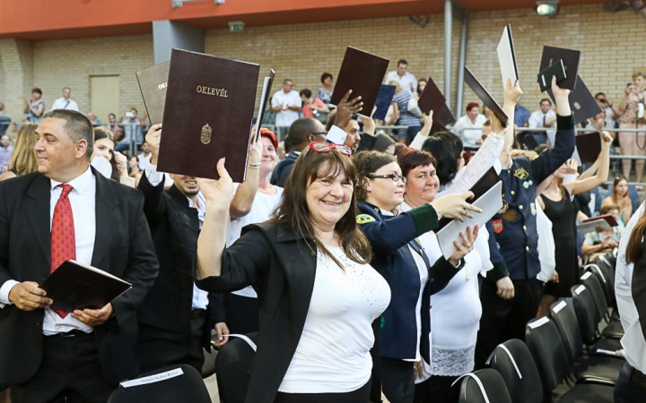 Diplomaosztó az Egyetemen 2016 - fotó: Ónodi Zoltán