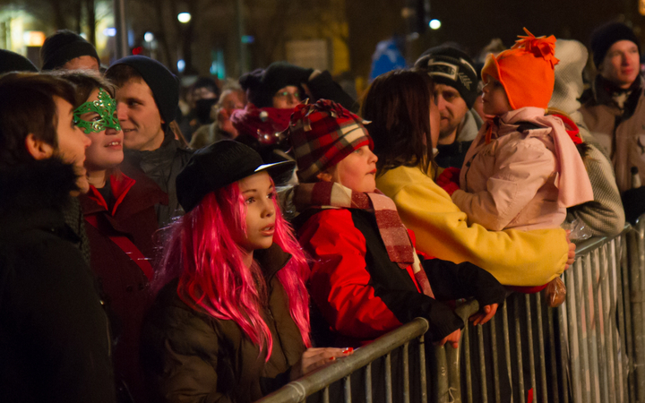 Szilveszteri utcabál a Főtéren - fotó: Ónodi Zoltán
