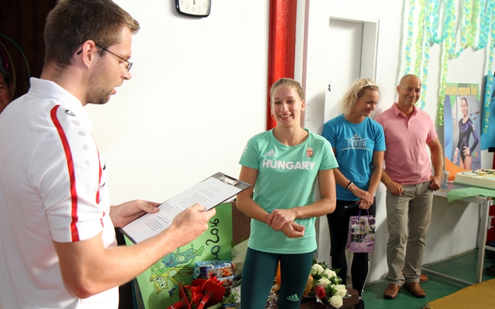 Rio 2016 - hazaérkezett Kovács Zsófia - fotó: Sándor Judit