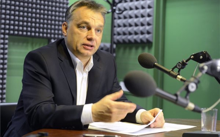 Orbán Viktor: "Mi az emberek életébe nem akarunk beleavatkozni"