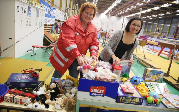 Jótékonykodtak a tornászok