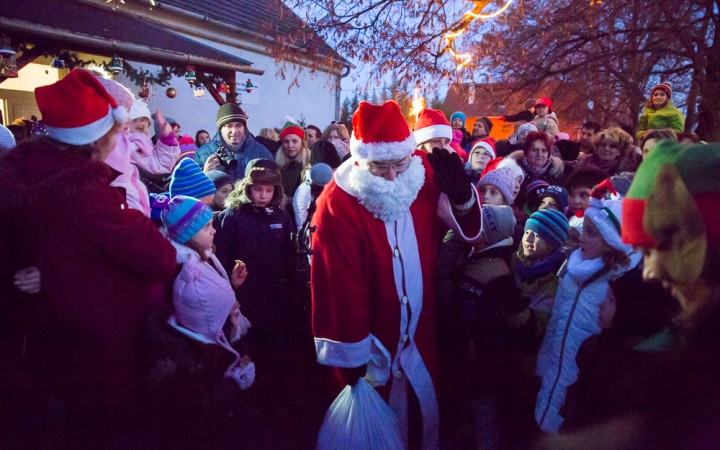 Hintón jött a Mikulás