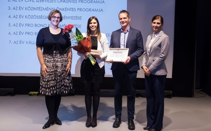 A Hankooké az Év Vállalati Önkéntes Programja Díj