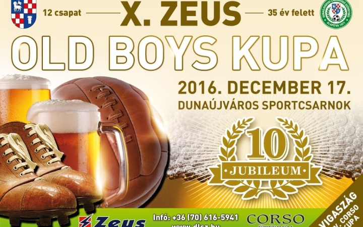 X. Zeus Old Boys Kupa – A kor nem játszik