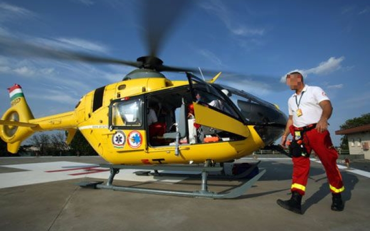 Súlyos baleset, helikopteres mentés a 62-esen