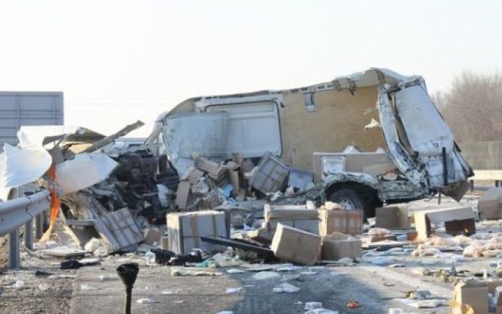 Tömegbaleset az M6-on Besnyőnél