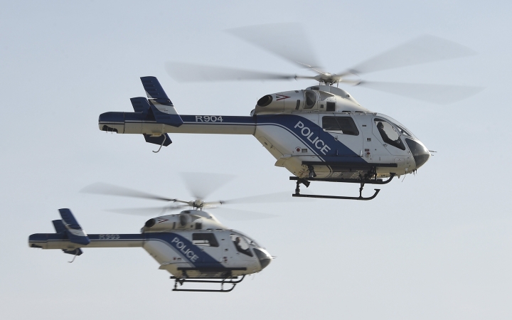 Új helikoptereket kapott a rendőrség 