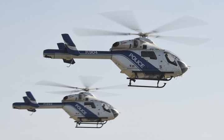 Új helikoptereket kapott a rendőrség 