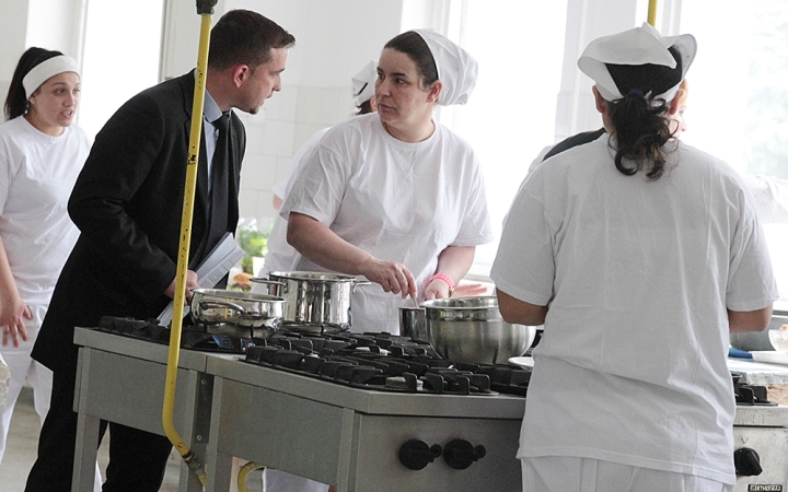 Vizsga a börtönkonyhán