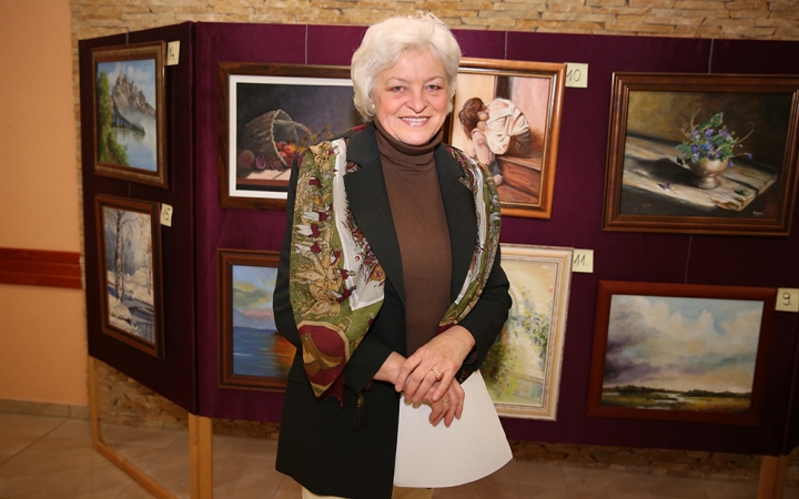 A pusztaszabolcsi festőkör kiállítása