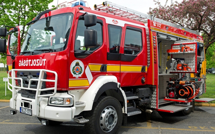 Városunk is kapott egy új tűzoltóautót