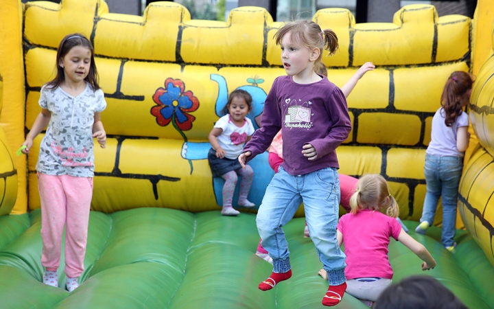 Ezúttal a gyerekeket várták a főtérre