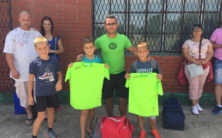 A kis csantavériek nagy örömére