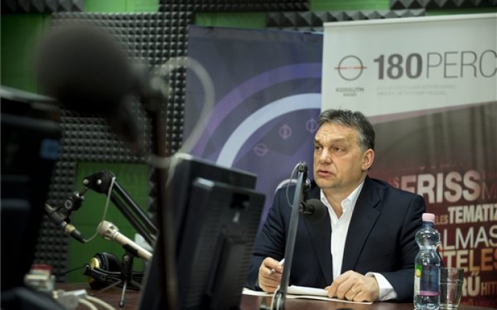 Orbán: ettől nem tudunk eltekinteni