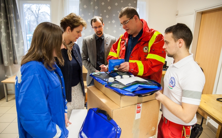 Hasznos ajándék a mentőállomásnak