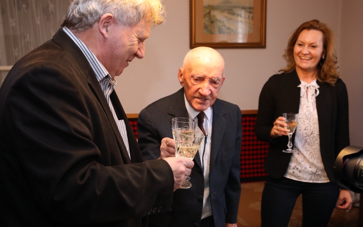 Az elsők között érkezett az épülő városba