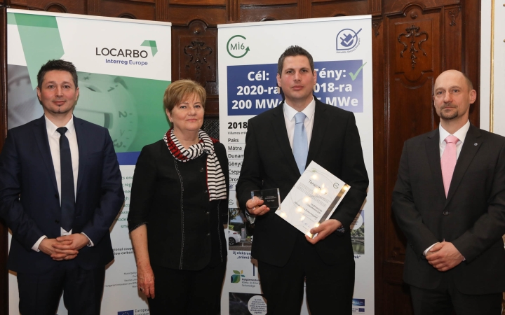 Klímatudatos Önkormányzat Díjat nyert a megye