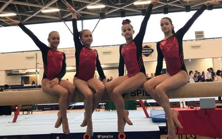 Második helyen a tornászok