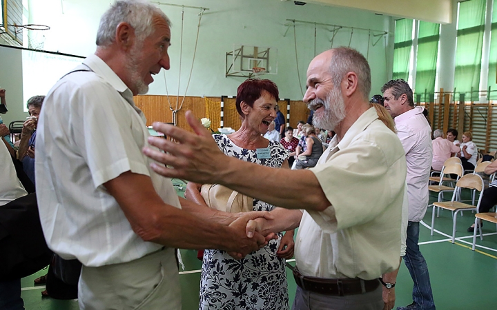 Ötven év után újra együtt az osztálytársak