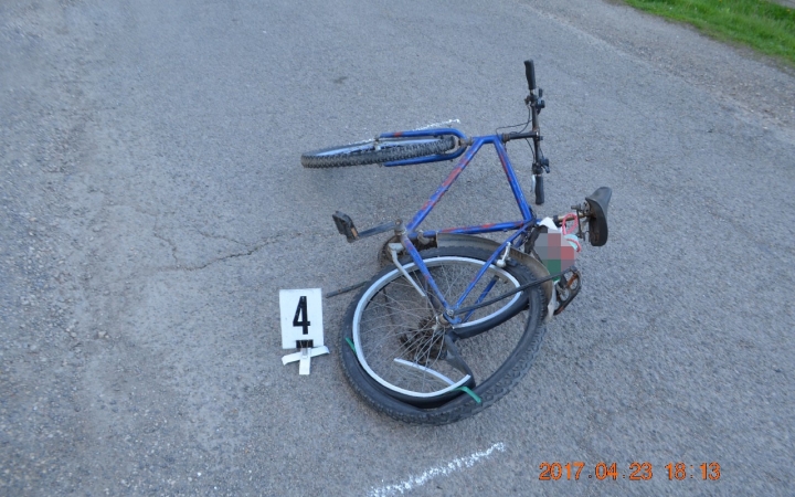 Elütötte a biciklist