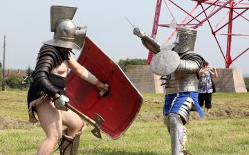 Római gladiátorok a Rómain