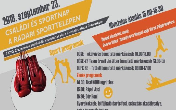 Családi- és Sportnap a radari sporttelepen