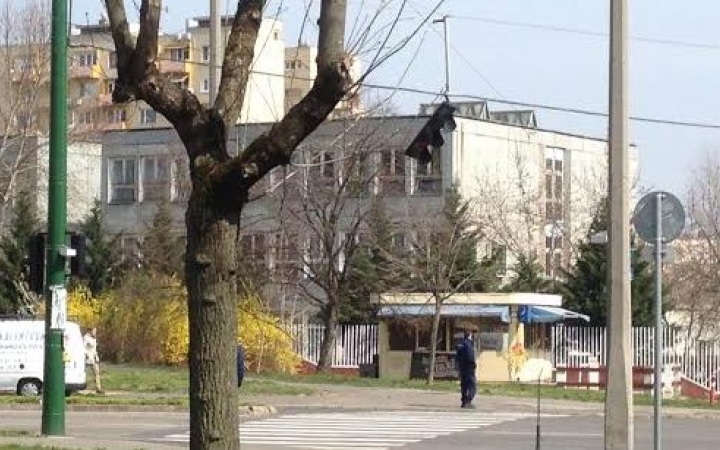 Lezárták a Szórád Márton út egy részét