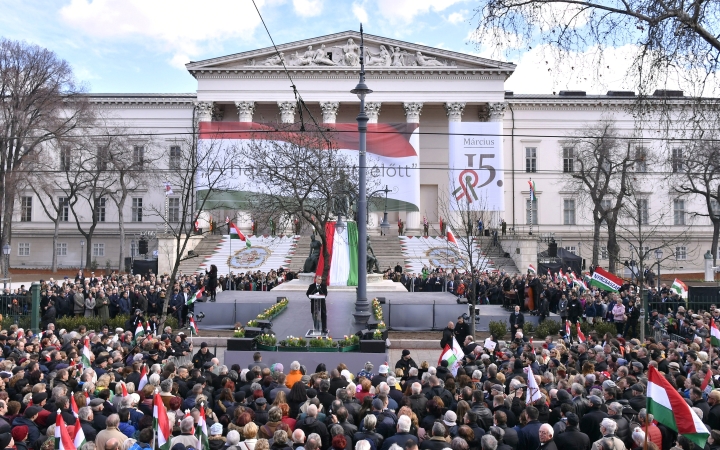 Orbán Viktor: Keresztény kultúra nélkül nem lesz szabad élet Európában, keresztény kultúránk megvédése nélkül elveszítjük Európát