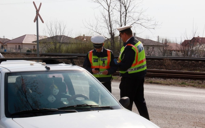 A sebességellenőrzés megyei eredményei