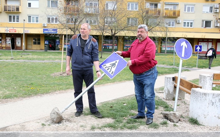 Vandálok rongáltak a KRESZ-parkban