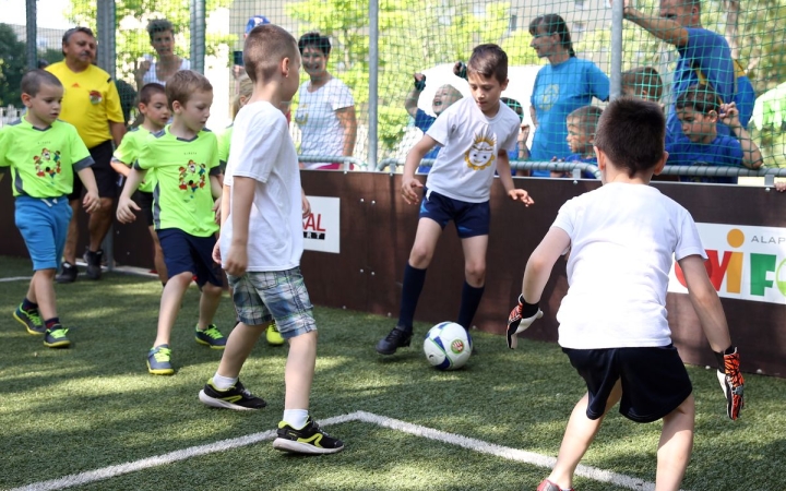 Újra fociztak az ovisok