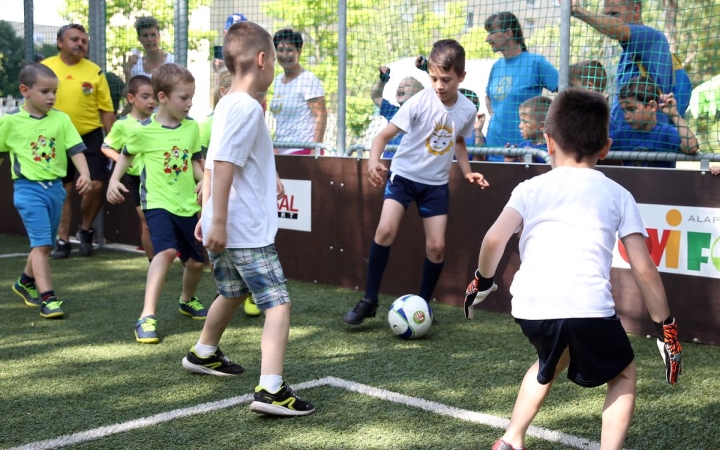 Újra fociztak az ovisok