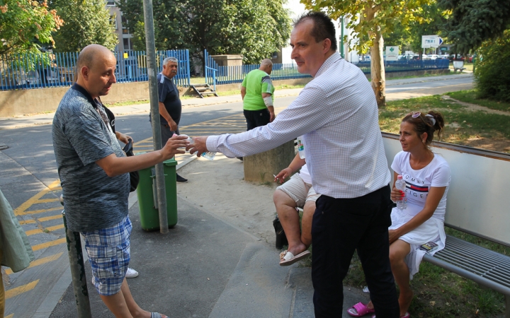 Vízosztás a kánikulában