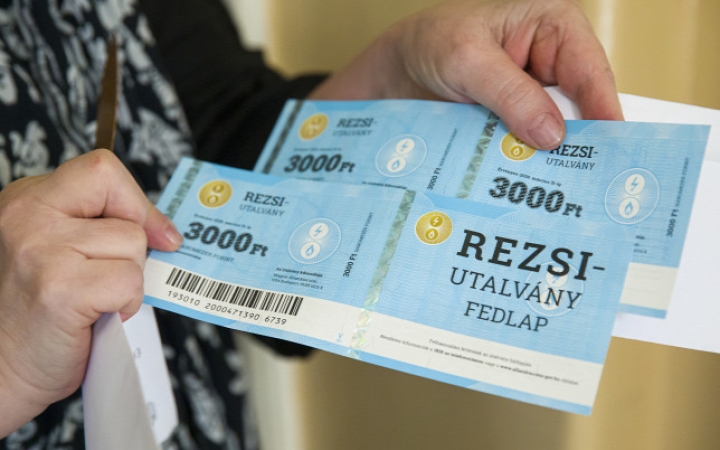 A rezsiutalványok több mint felét már kézbesítették