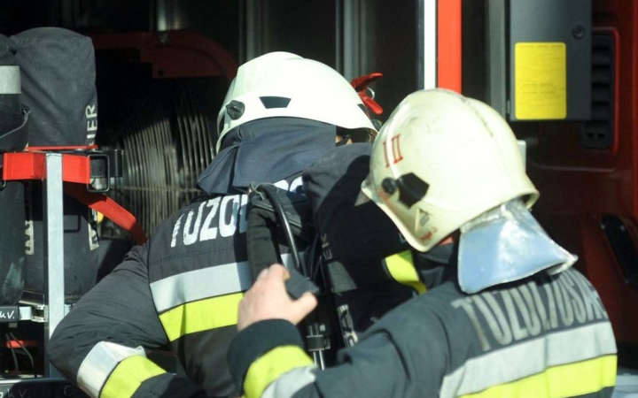 Kukoricatábla égett a város határában