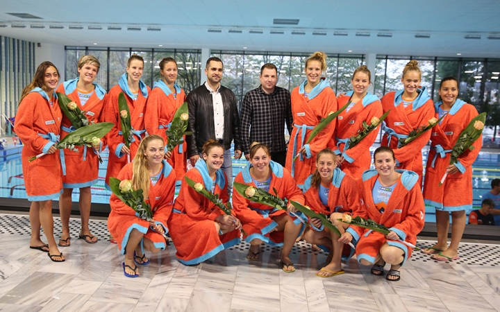 A vízilabdásokat köszöntötték