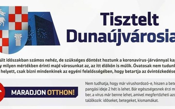 Városháza: hat ponttal a járvány ellen