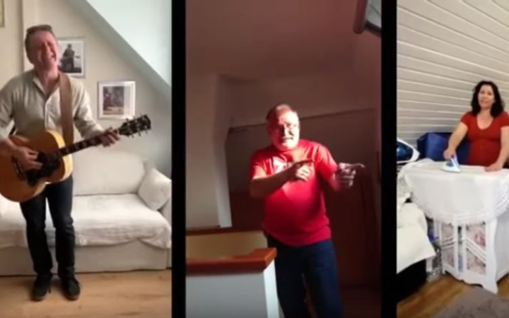 Csak előre: "Maradj otthon!" - dalban mondják el