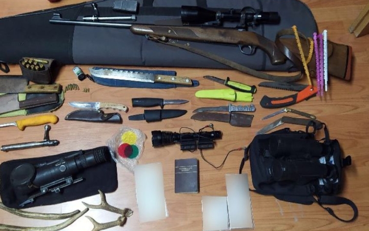 Brutális arzenált találtak a dunaújvárosi orvvadásznál