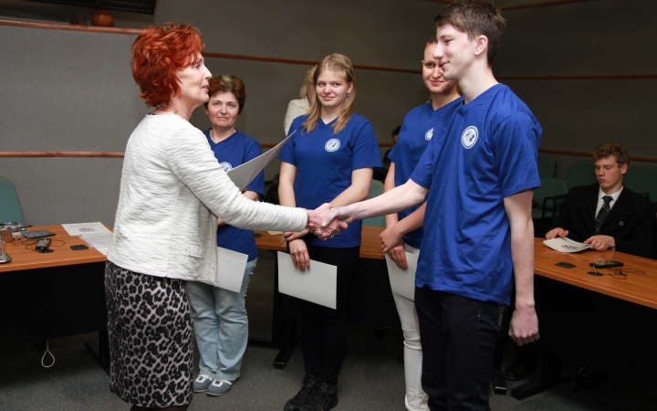 Sport, tanulmány, szakmai elismerés - A hónap diákjai a Városházán