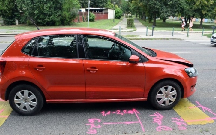 Baleset a Dózsa György úton – egy személy sérült