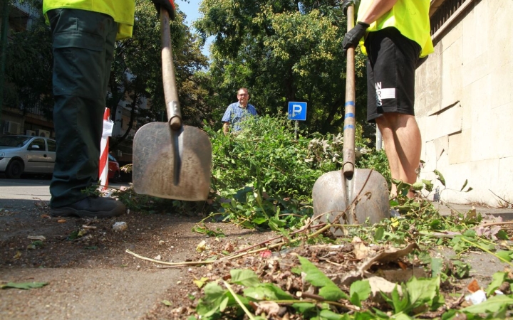 Tisztulnak a város parkolói, legutóbb az Intercisa Múzeum mögötti terület következett