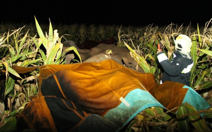 Kigyulladt és lezuhant egy hőlégballon Vál közelében (extra képtárral)