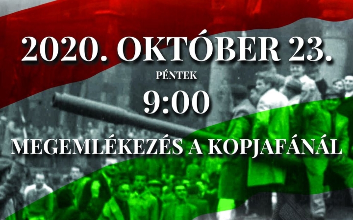 '56 öröksége – ünnep a temetői Kopjafánál